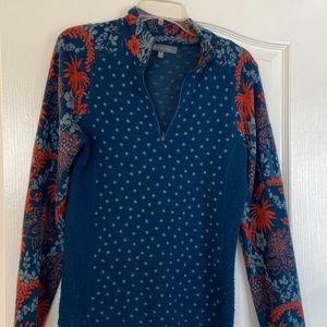 Title Nine wool blend half-zip sweater, size M